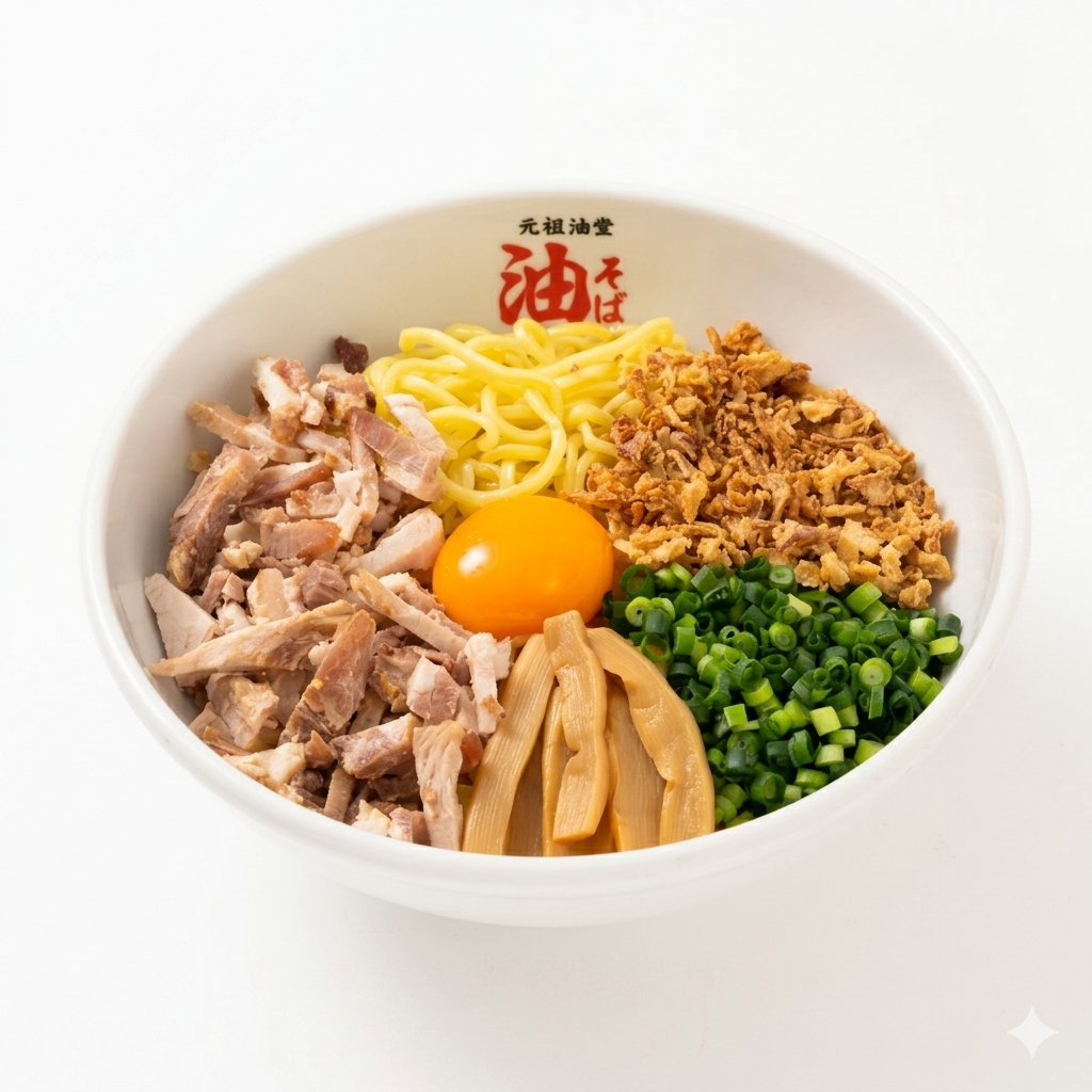 2026年5月30日「元祖油堂」オープン！ 油そばは、麺が命。苦節8年。 試行を練り重ねたこだわりの「油そば専用麺」をご賞味あれ！