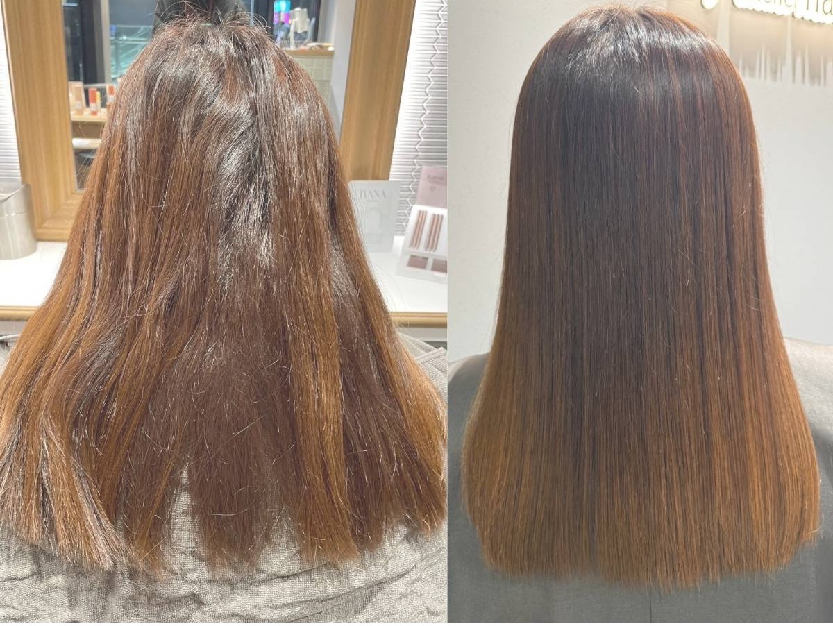 触りたくなる艶サラ髪へ♪