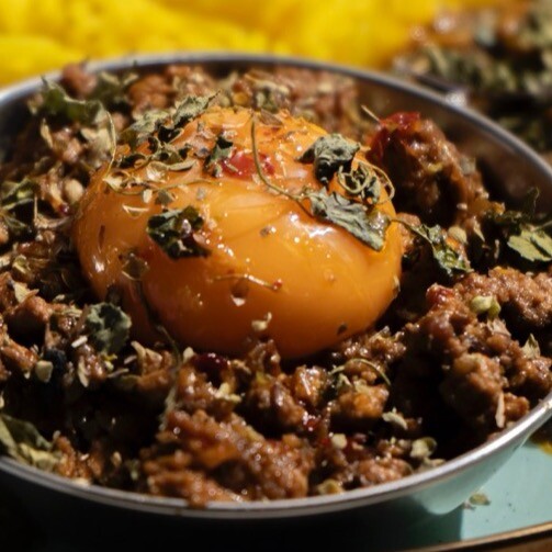 ★ Tipsy Tiger 香辛飯店　4F FOOD MET ★ 「麻婆咖喱」とろ〜り月見＆シビれる辛さ！〜青花椒の爽やかな香り〜